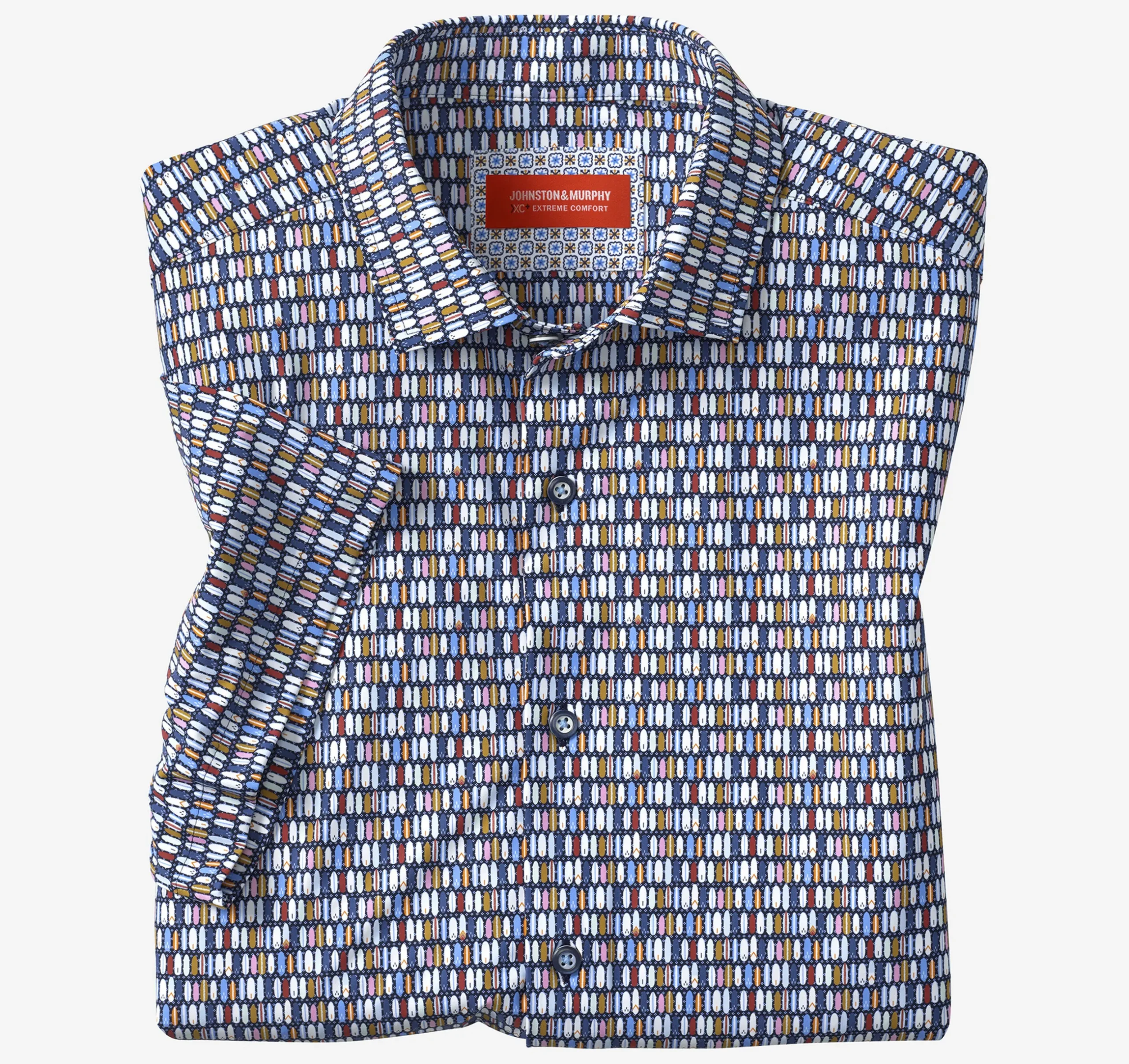 XC+™ Motion Short-Sleeve Print Knit Shirt