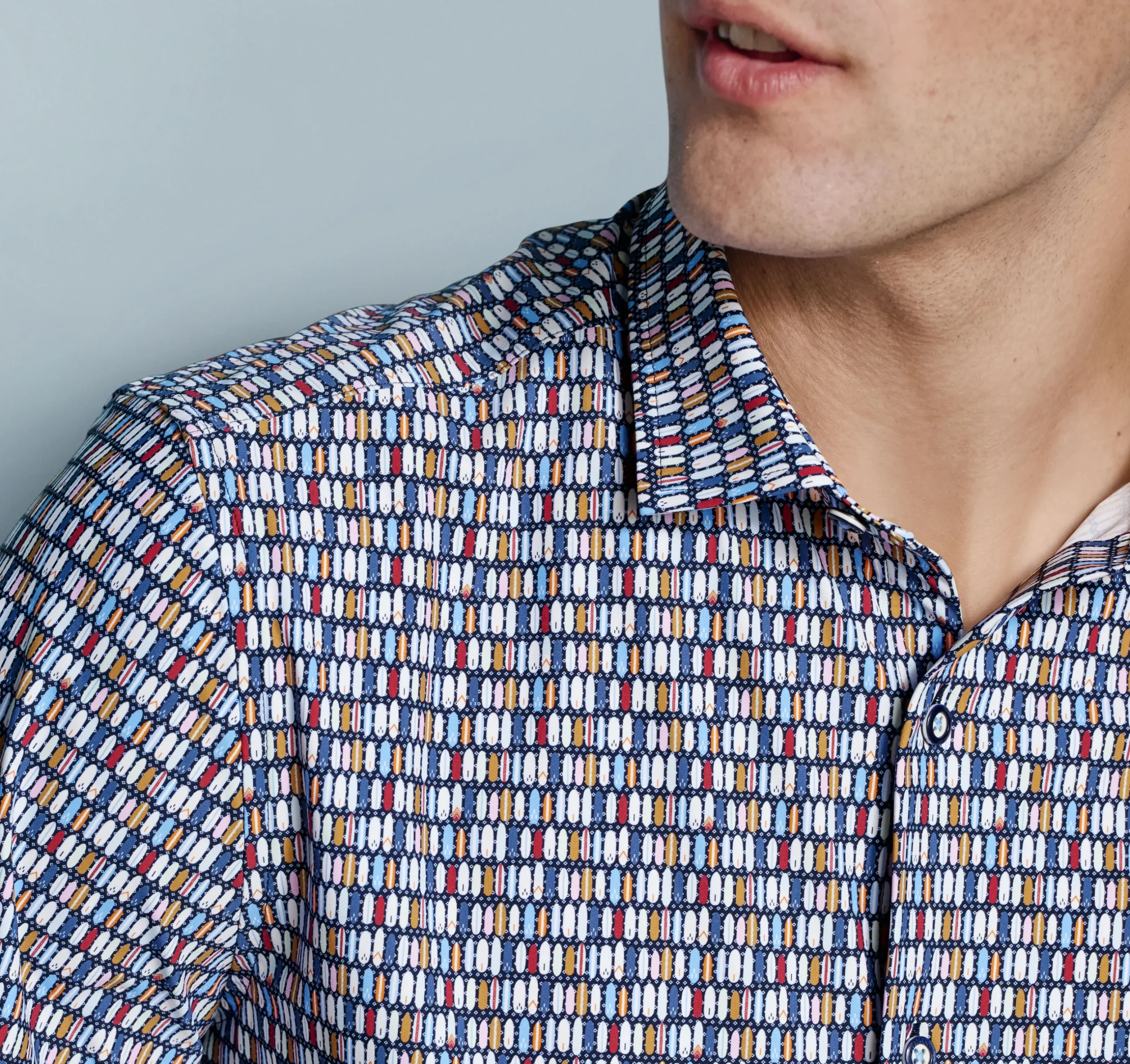 XC+™ Motion Short-Sleeve Print Knit Shirt